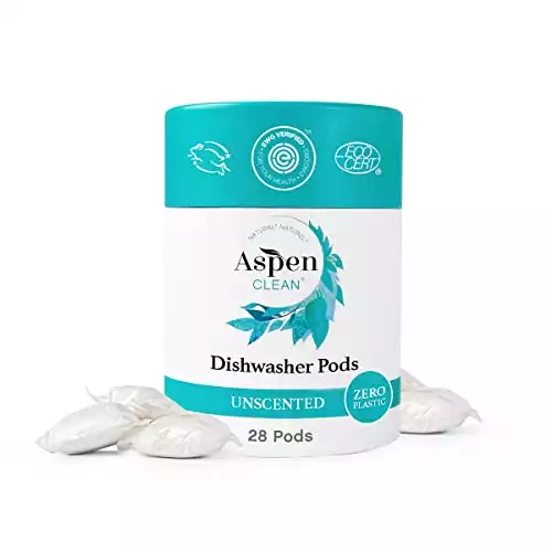 Unscented Dishwasher Pods by AspenClean