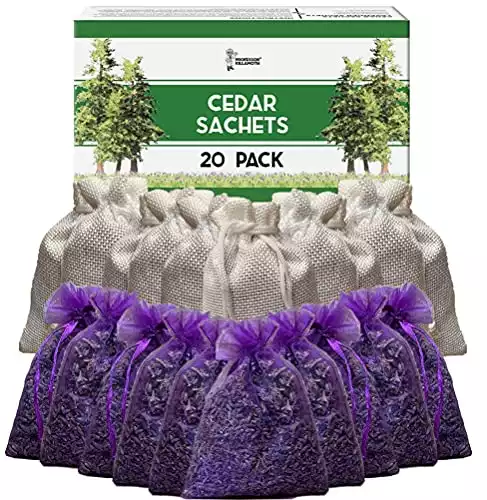 Cedar Chips and Lavender Sachets