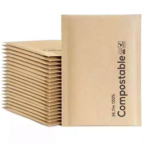 6x10 100% Biodegradable Bubble Mailers