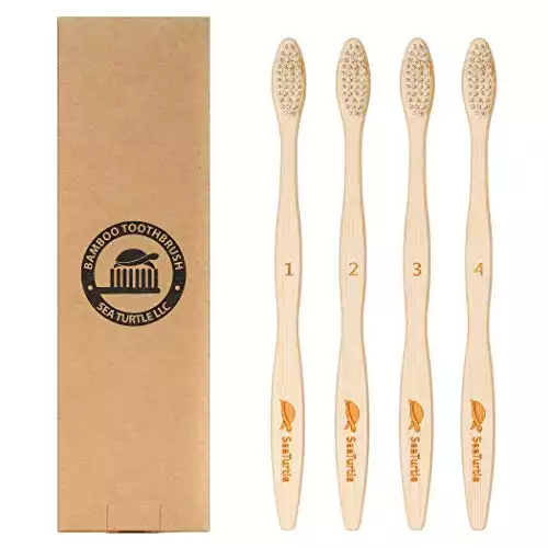 SeaTurtle Bamboo Toothbrushes