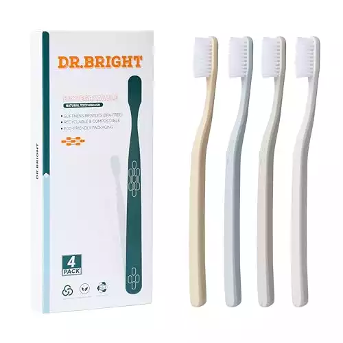 DR.BRIGHT Biodegradable Toothbrushes